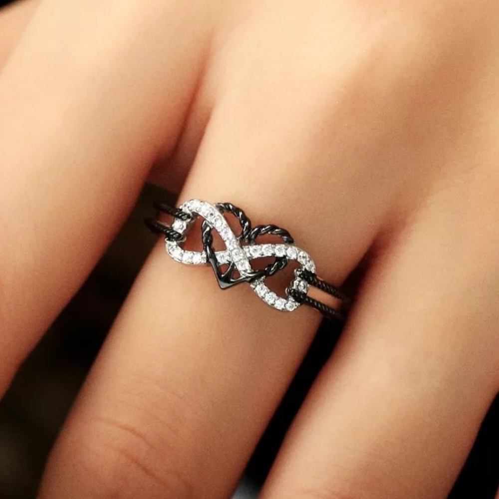 Infinity Heart Ring - image 2